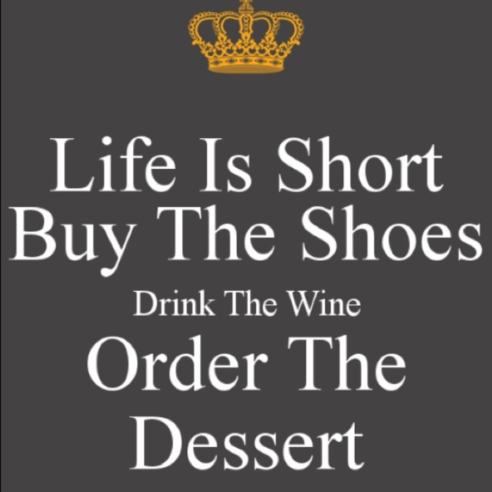 Treat yo self girl. 🍾🥂